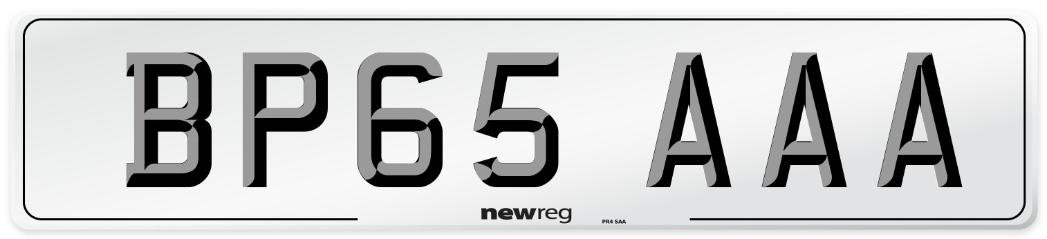 BP65 AAA Number Plate from New Reg